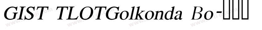 GIST TLOTGolkonda Bo字体转换